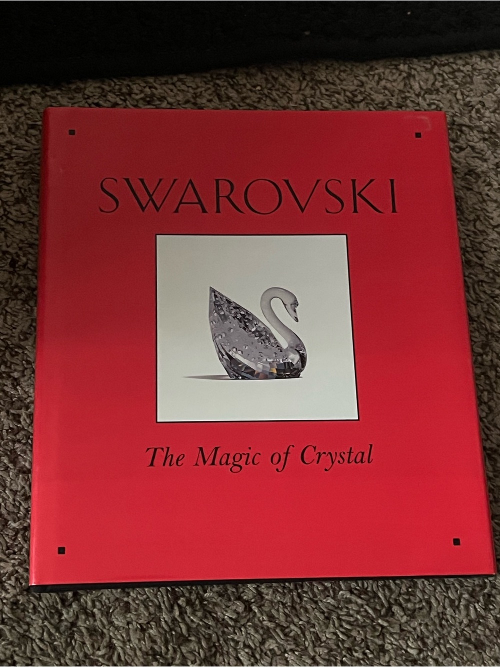 Swarovski Red Coffee table book - The Magic of Crystal